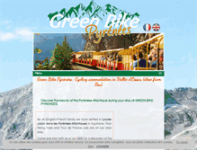 Tablet Screenshot of greenbikepyrenees.com
